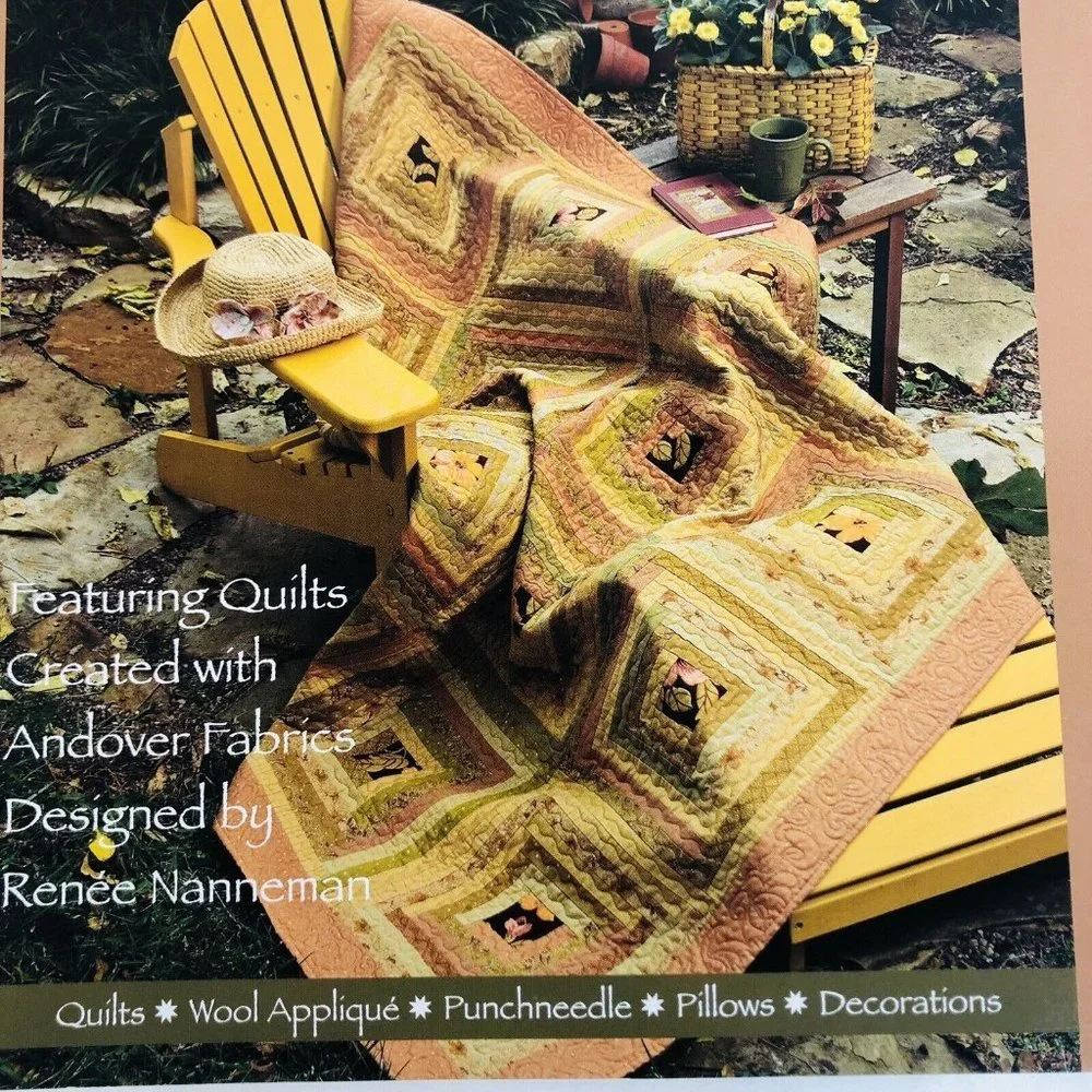 Daylily Days Need’l Love Patterns‎ Quilts Wool Appliqué Punchneedle Booklet